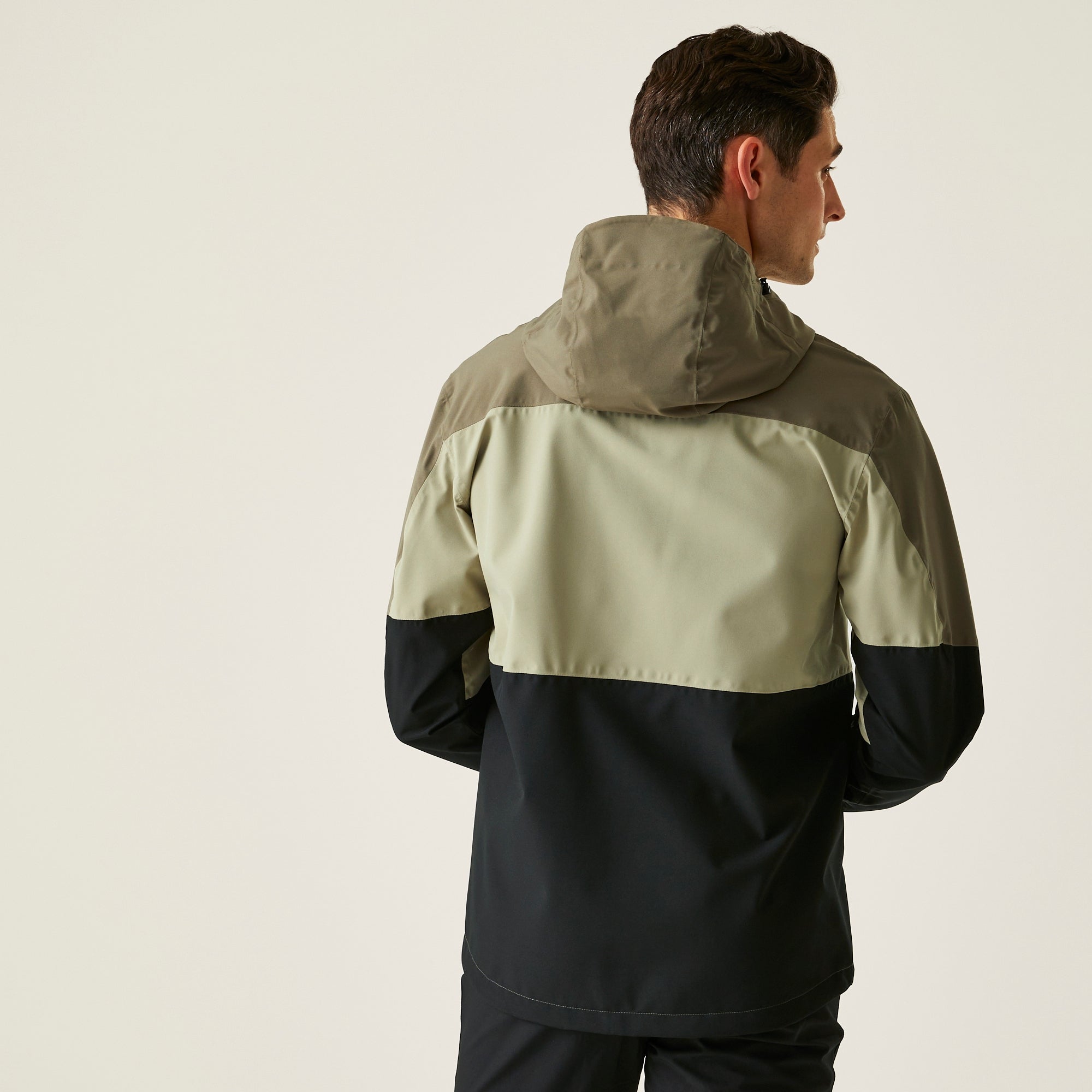 Men's Maland II Waterproof Jacket | Golden Sand Treetop Black