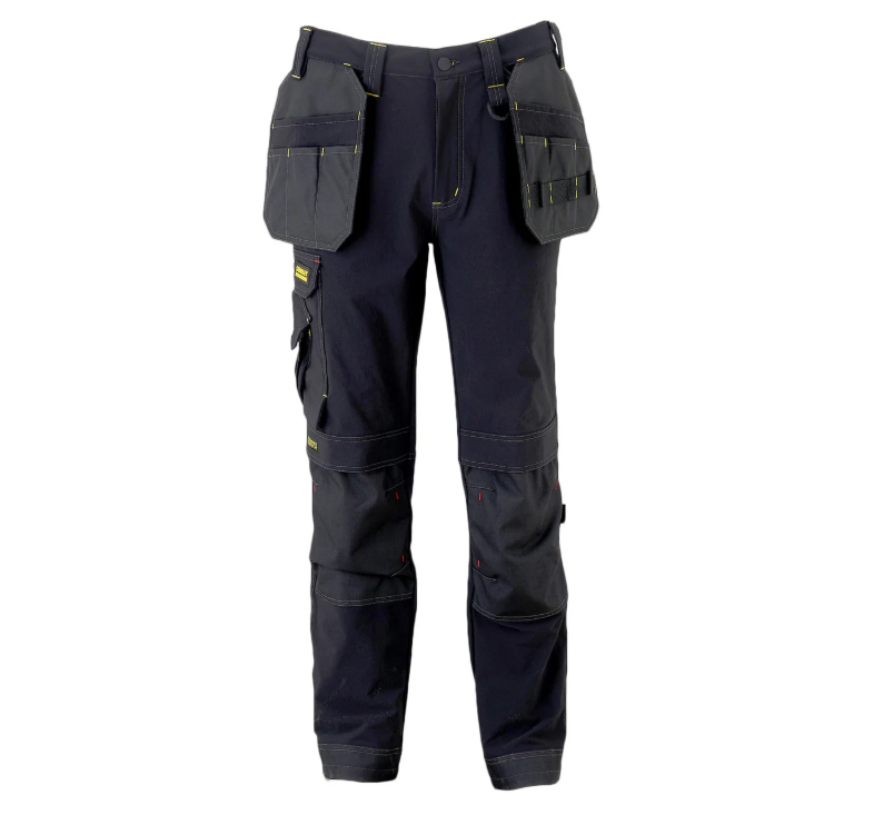 Stanley FatMax Workwear Ashley Full 4-Way Stretch Work Trousers Knee Pad Pouch