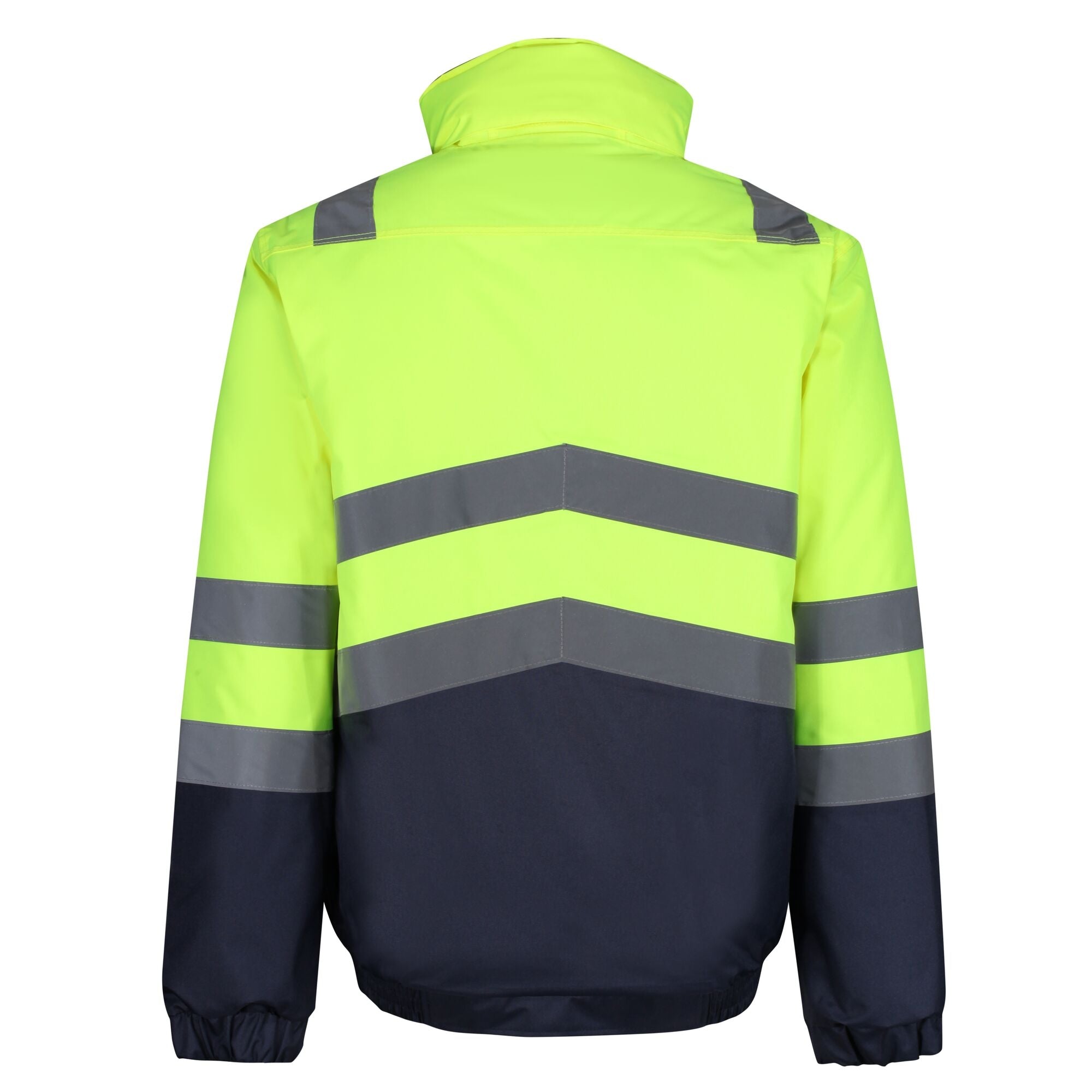 Waterproof Hi-Vis Bomber Jacket - Orange, Yellow